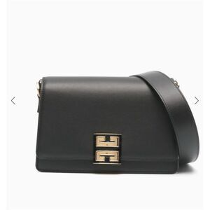 Givenchy 4G Medium Black Leather Crossbody Bag Women's Luxury